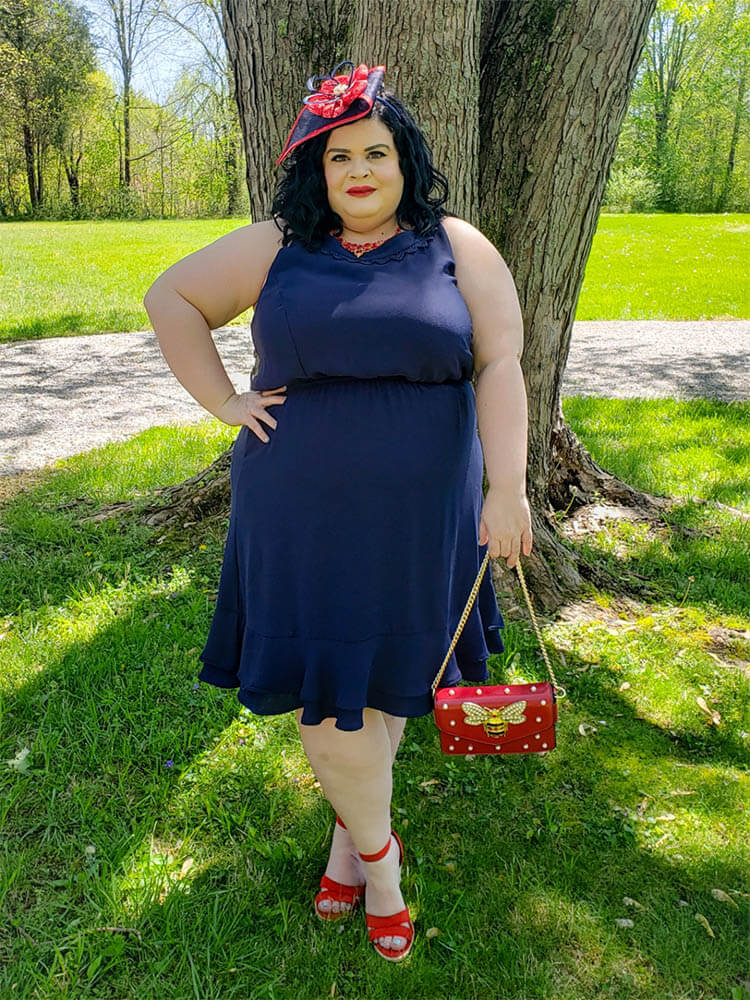 Plus size best sale derby dress